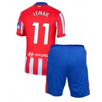 Atletico Madrid Thomas Lemar #11 Domáci Detský futbalový dres 2024-25 Krátky Rukáv (+ trenírky)